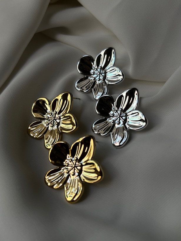 گوشواره پر طلایی مینیمال